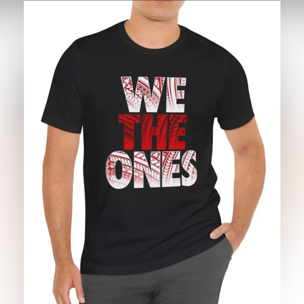 WWE USOS -We The Ones Print Men's Round Crew Neck Short Sleeve T shirt